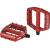 BBB CoolRide BPD-36 Platformpedal Rød Alu, 103x90mm, 10-pins, 440gr 